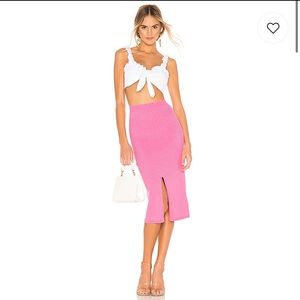 Free People skyline MIDI Skirt